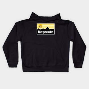 Dogecoin to the Moon Kids Hoodie